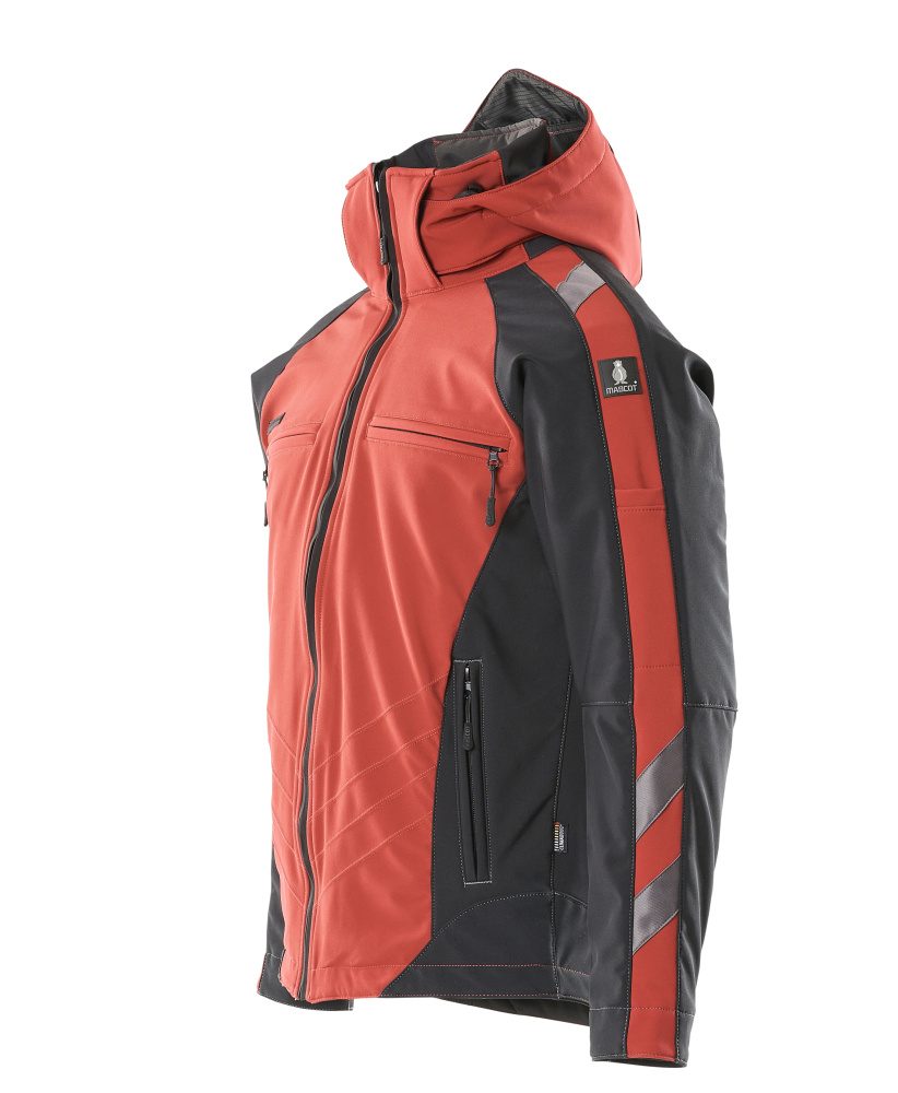 Mascot Darmstadt Unique Softshelljacke – rot/schwarz