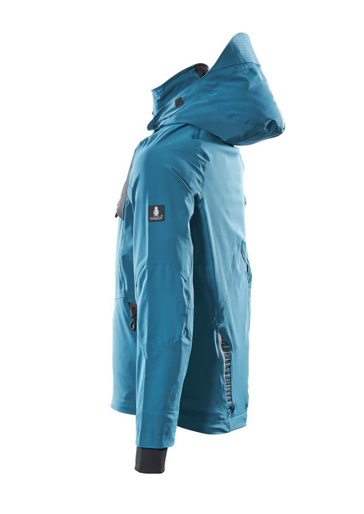Mascot Advanced Stretch-Regenjacke – petrol