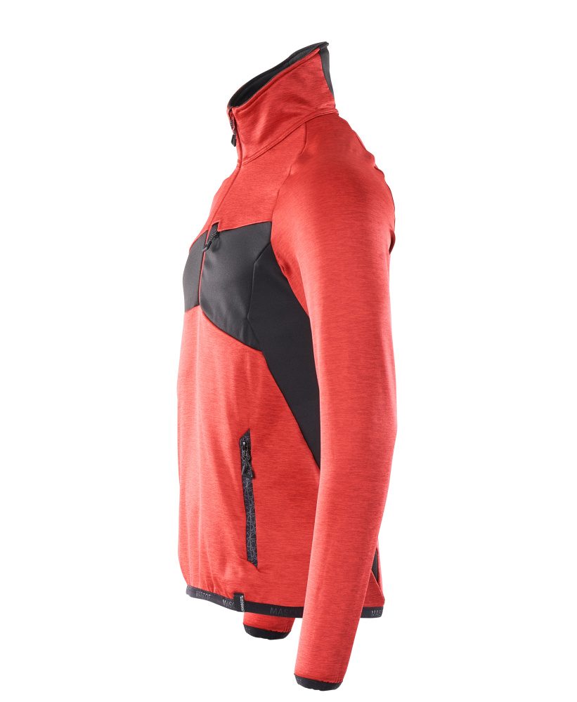 Mascot Accelerate Fleecepullover – verkehrsrot/schwarz