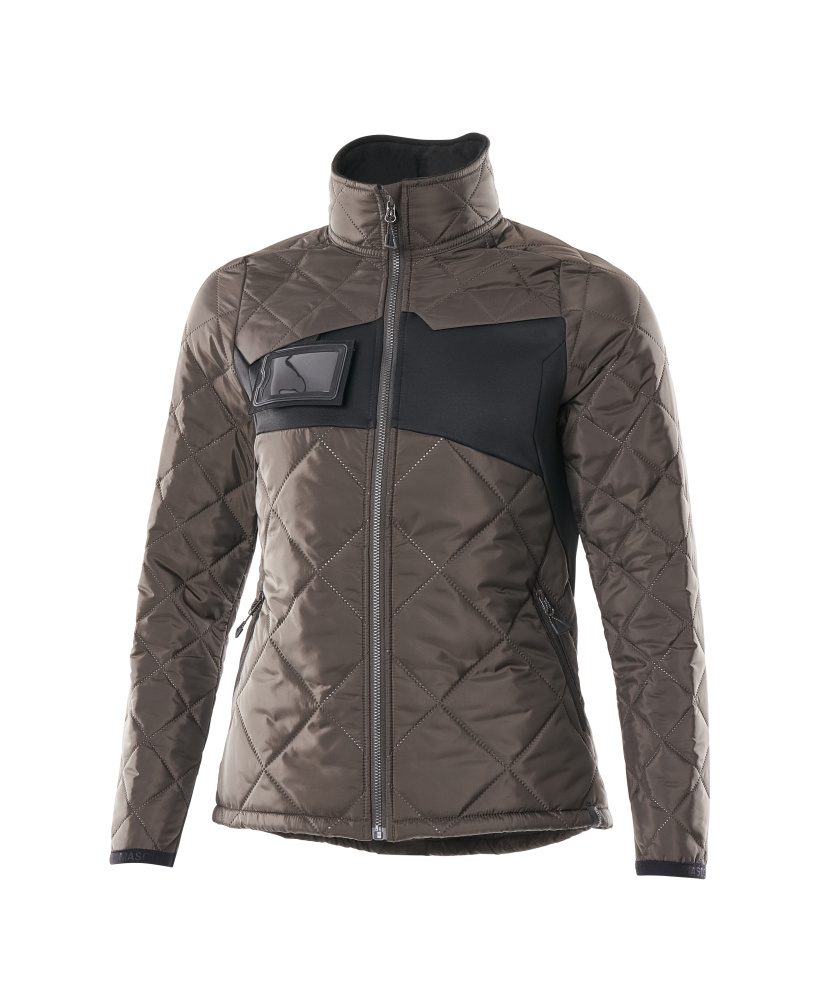 Mascot Damen mit Climascot Accelerate Steppjacke – dunkelanthrazit/schwarz