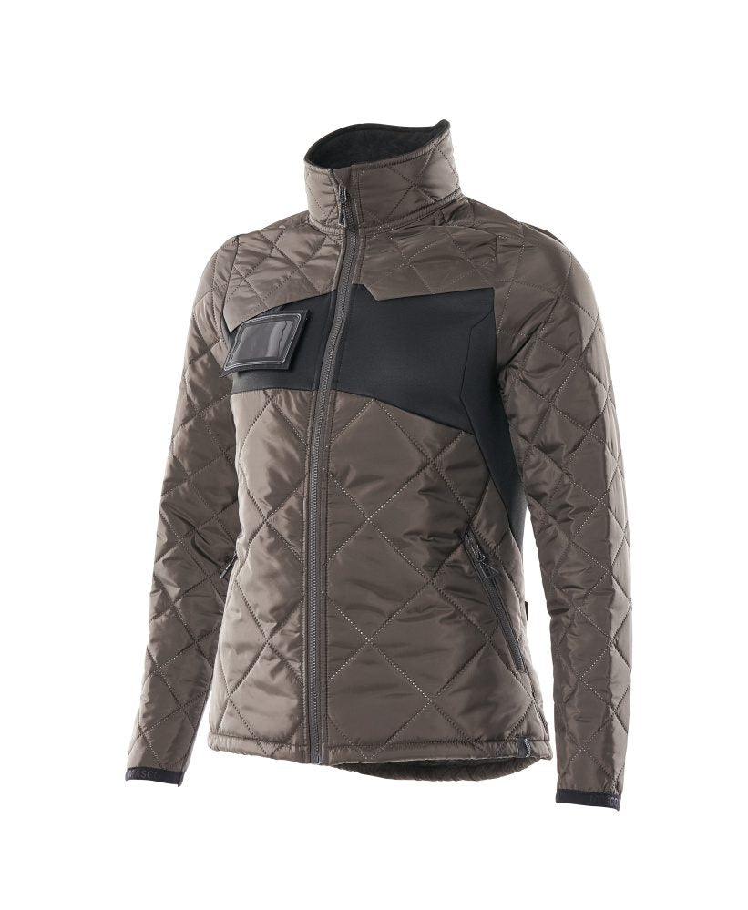 Mascot Damen mit Climascot Accelerate Steppjacke – dunkelanthrazit/schwarz