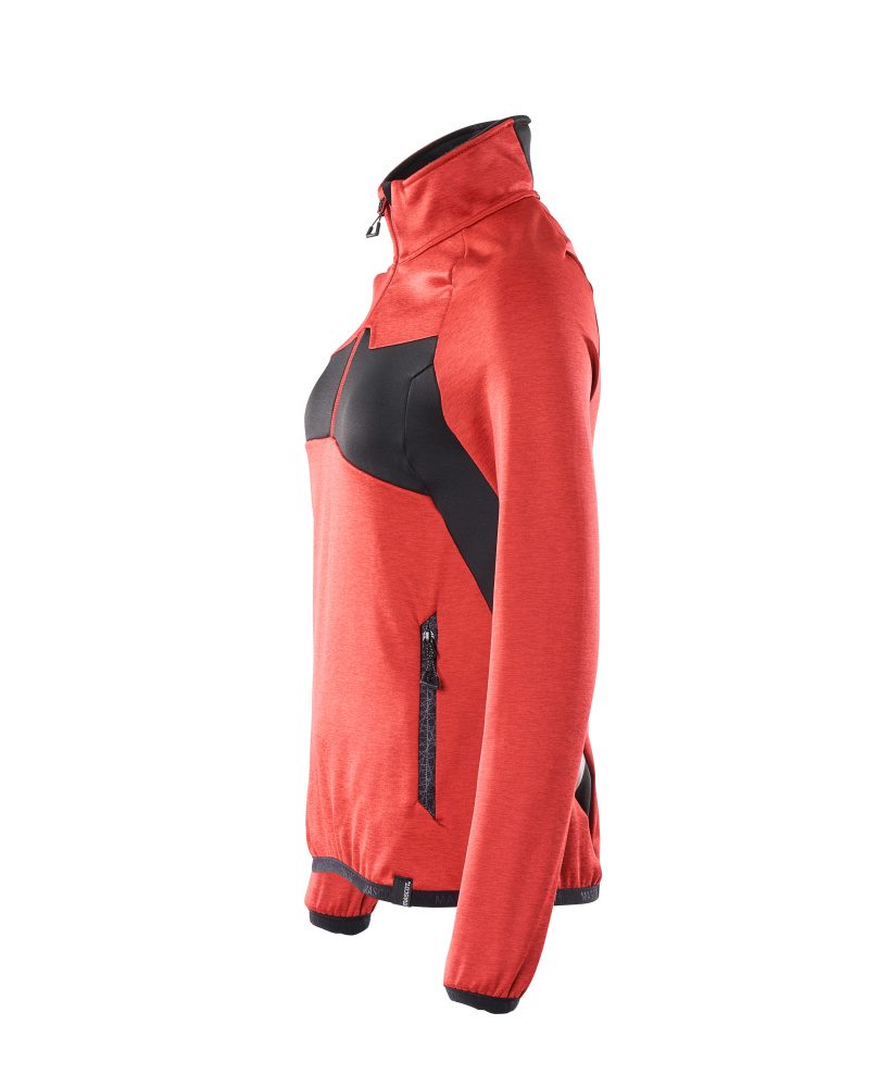 Mascot Damen Accelerate Fleecepullover – verkehrsrot/schwarz