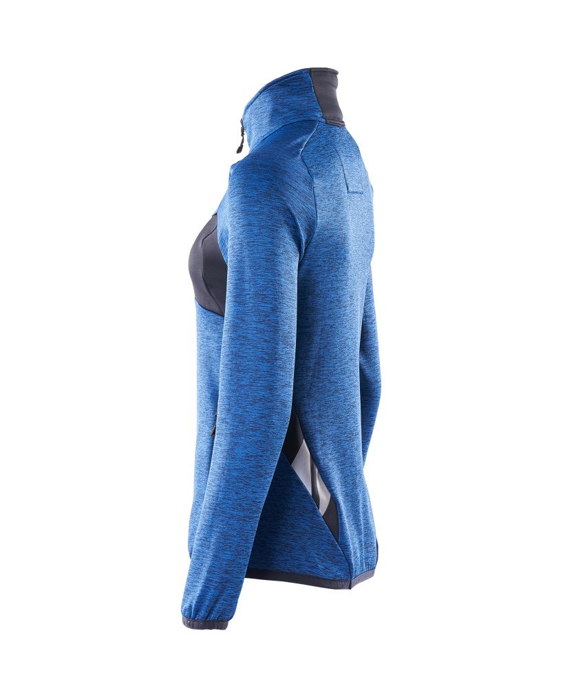 Mascot Damen Accelerate Fleecepullover – azurblau/schwarzblau