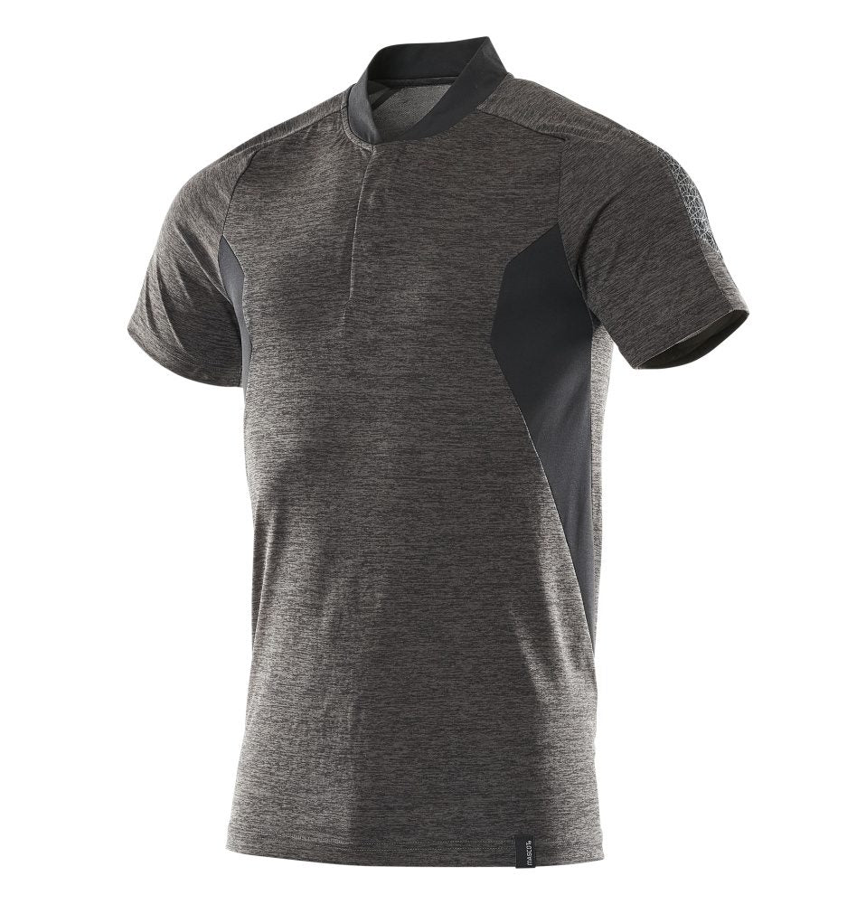 Mascot Accelerate Polo-Shirt mit Coolmax Pro – dunkelanthrazit/schwarz