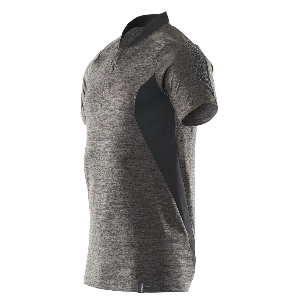 Mascot Accelerate Polo-Shirt mit Coolmax Pro – dunkelanthrazit/schwarz