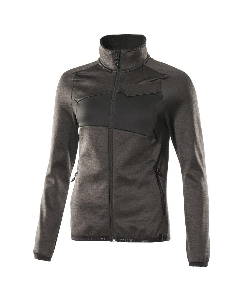 Mascot Damen Accelerate Fleecejacke – dunkelanthrazit/schwarz