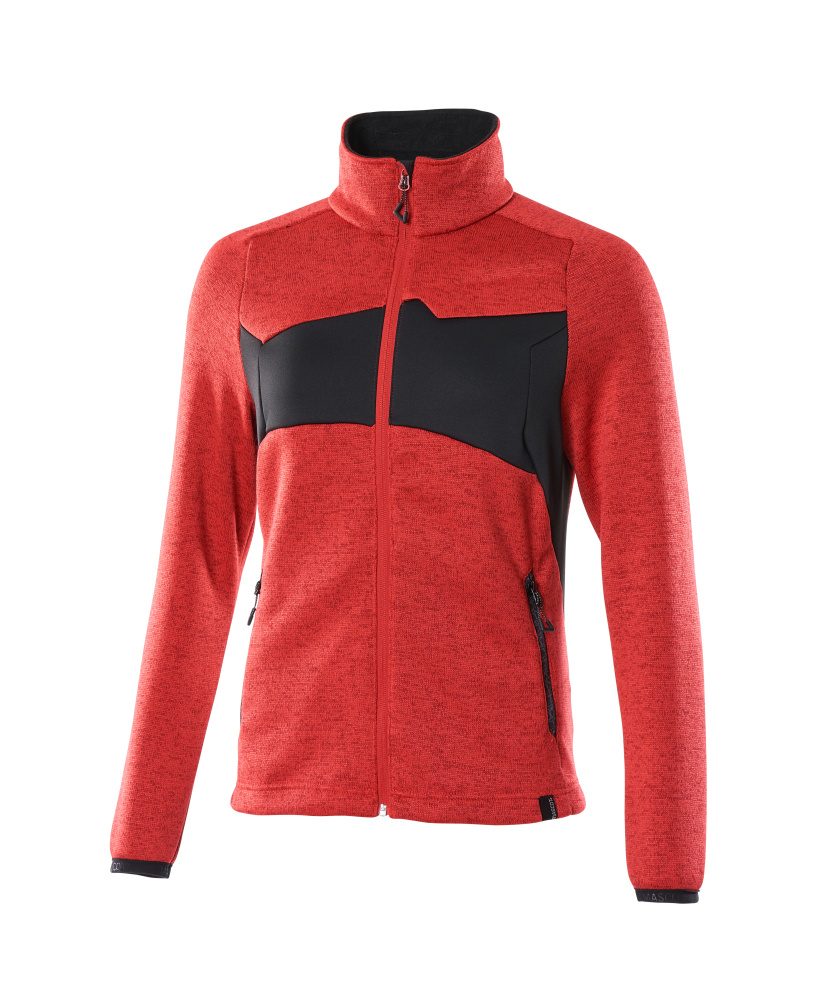 Mascot Damen Accelerate Strickjacke – verkehrsrot/schwarz