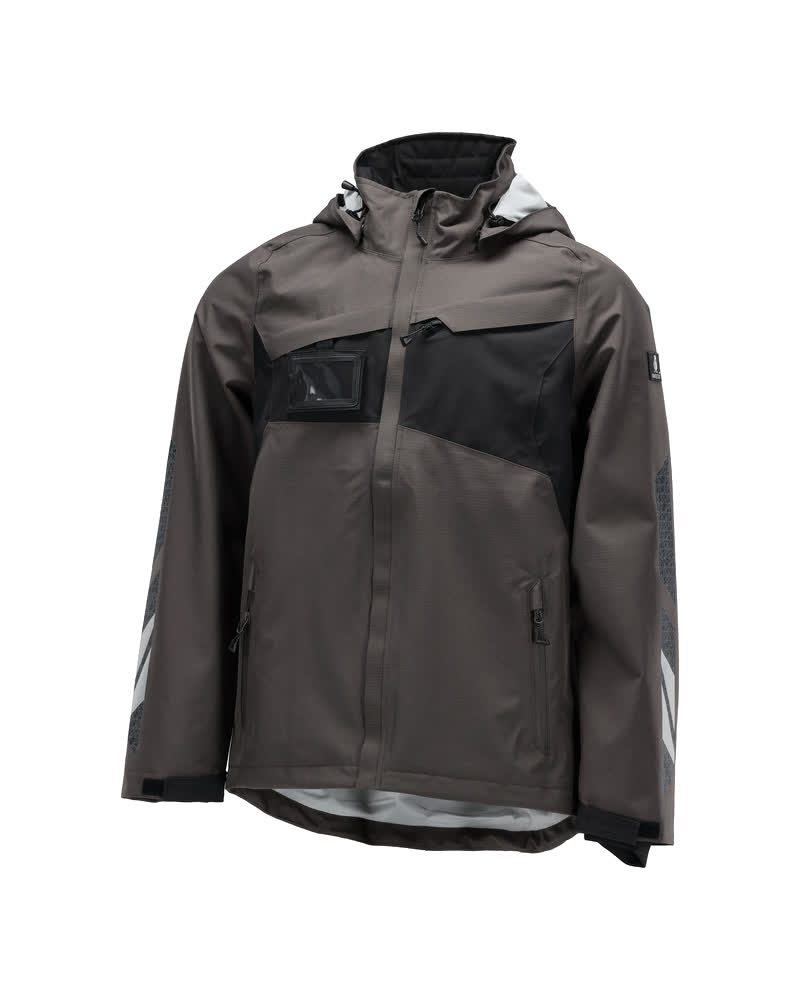 Mascot Accelerate Hardshell-Regenjacke – dunkelanthrazit/schwarz