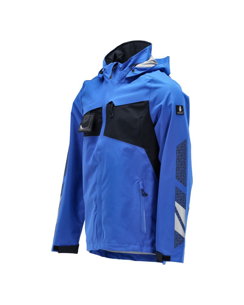 Mascot Accelerate Hardshell-Regenjacke – azurblau/schwarzblau