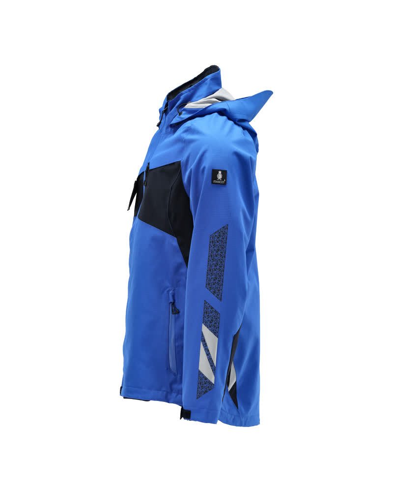 Mascot Accelerate Hardshell-Regenjacke – azurblau/schwarzblau