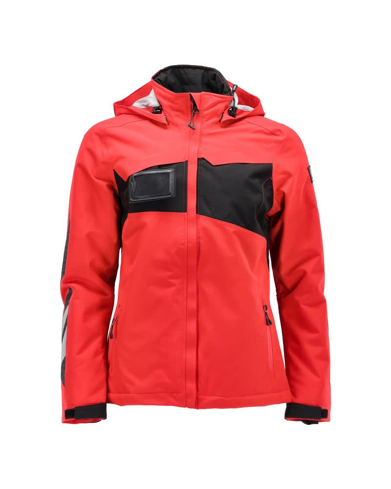 Mascot Damen m. Climascot Accelerate Winterjacke – verkehrsrot/schwarz