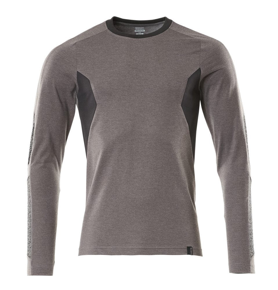 Mascot Accelerate Langarmshirt – dunkelanthrazit/schwarz