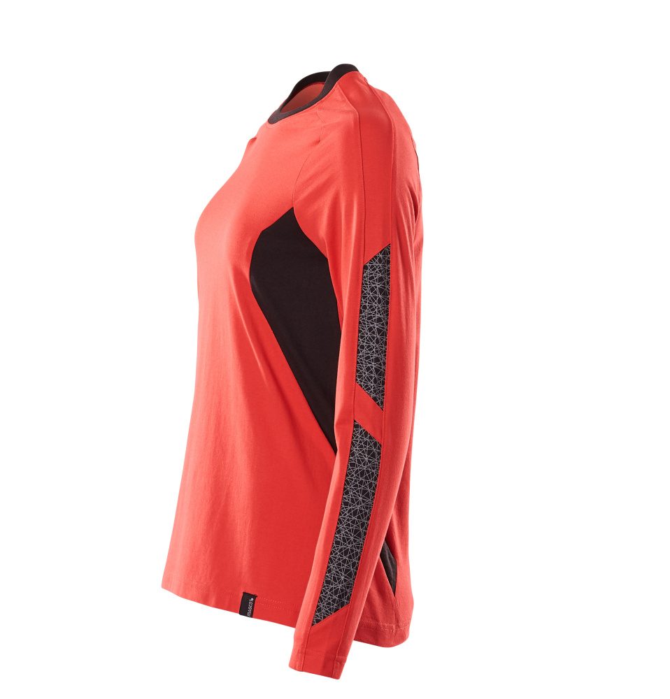 Mascot Damen Accelerate Langarmshirt – verkehrsrot/schwarz