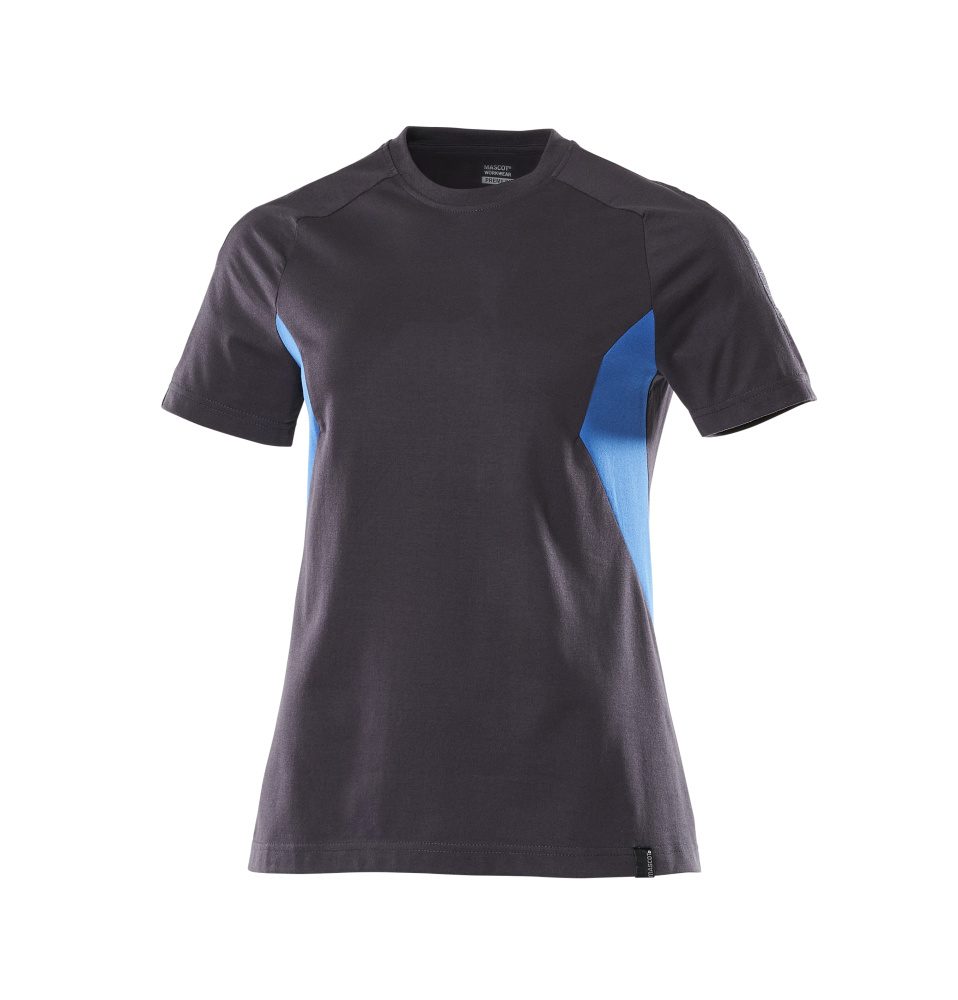 Mascot Damen Accelerate T-Shirt – schwarzblau/azurblau