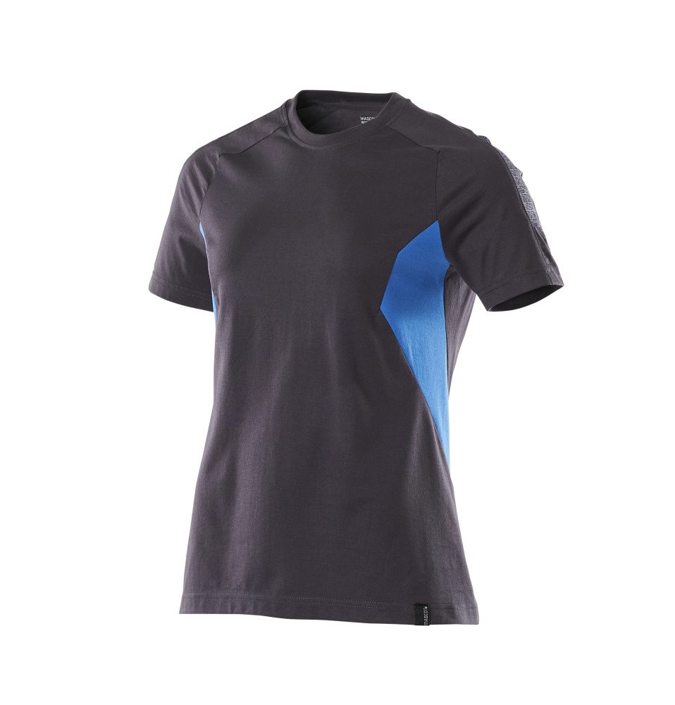 Mascot Damen Accelerate T-Shirt – schwarzblau/azurblau