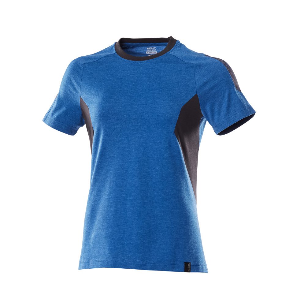Mascot Damen Accelerate T-Shirt – azurblau/schwarzblau