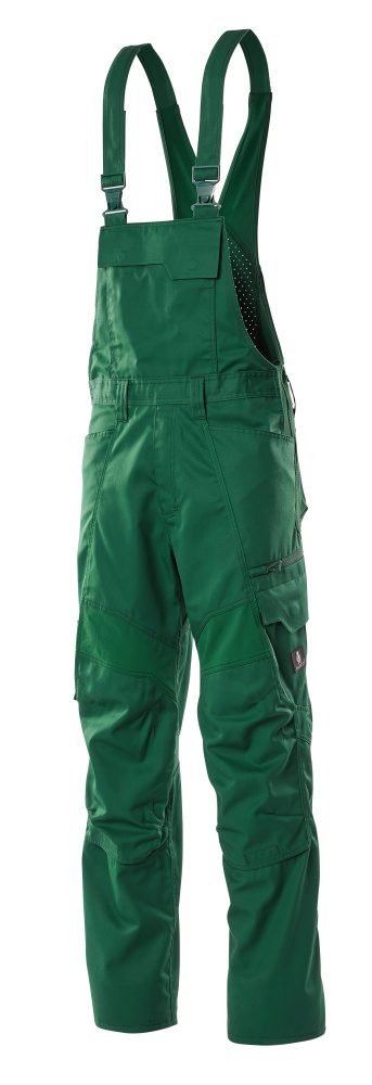 Mascot Accelerate Stretch-Einsätze Latzhose – grün
