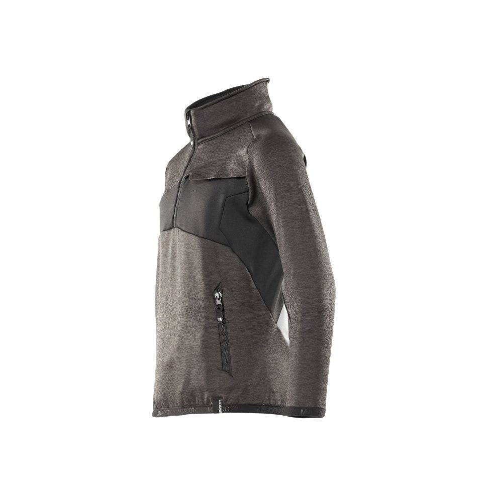 Mascot Accelerate Kinder Fleecepullover – dunkelanthrazit/schwarz