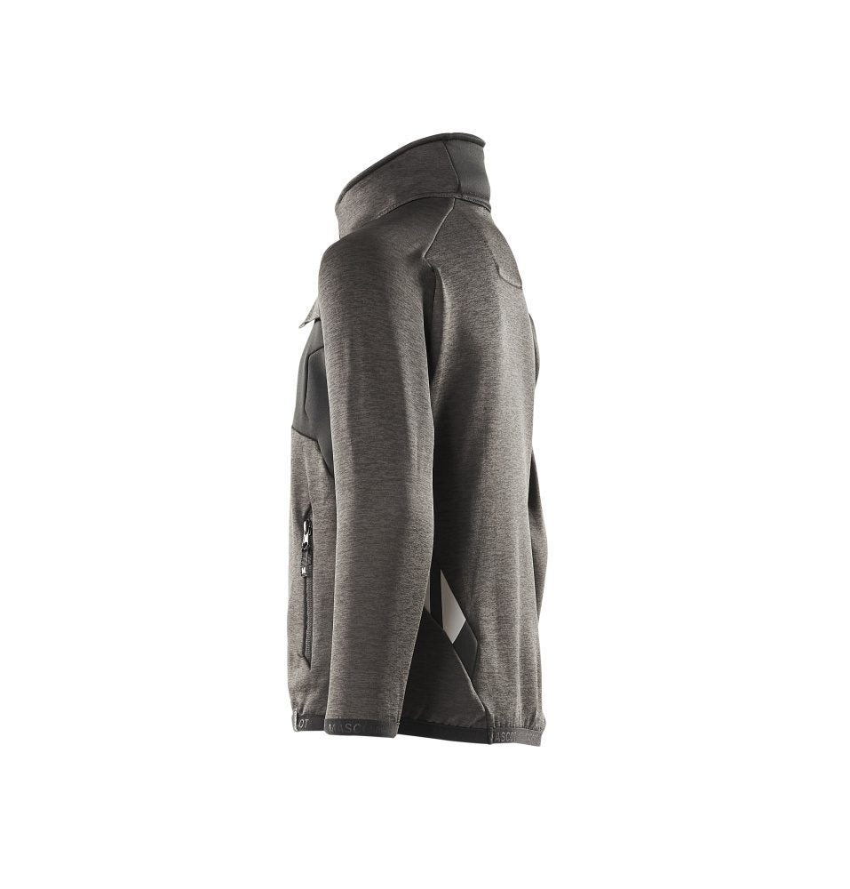 Mascot Accelerate Kinder Fleecepullover – dunkelanthrazit/schwarz