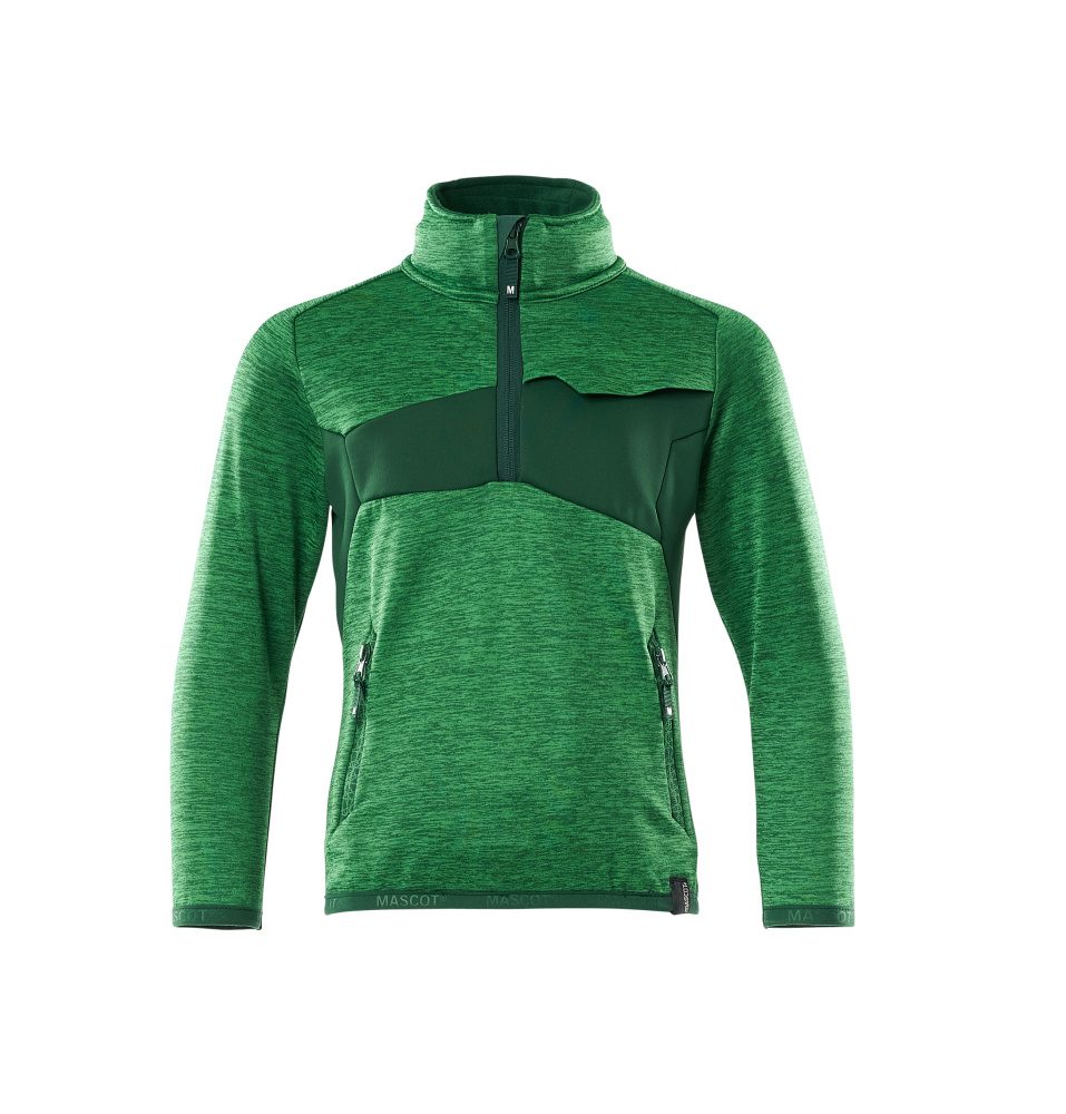 Mascot Accelerate Kinder Fleecepullover – grasgrün/grün