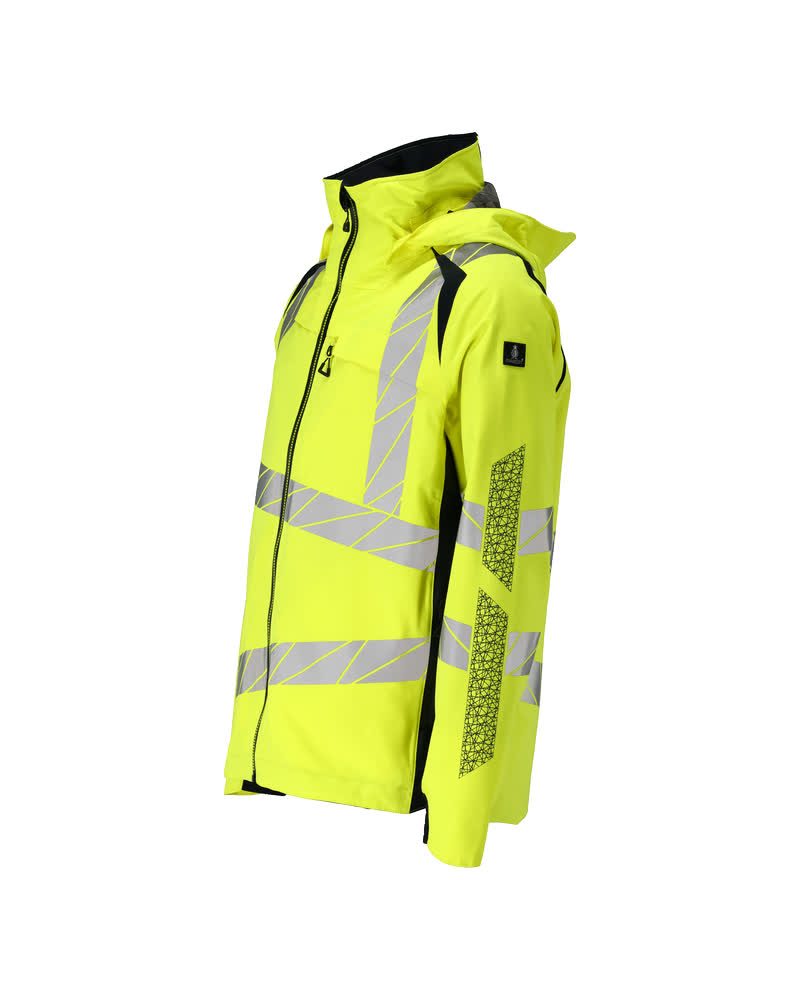 Mascot Accelerate Safe Warnschutz Regenjacke – gelb/schwarzblau
