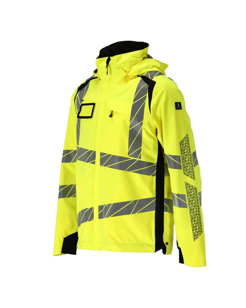 Mascot Accelerate Safe Warnschutz Regenjacke – gelb/schwarz