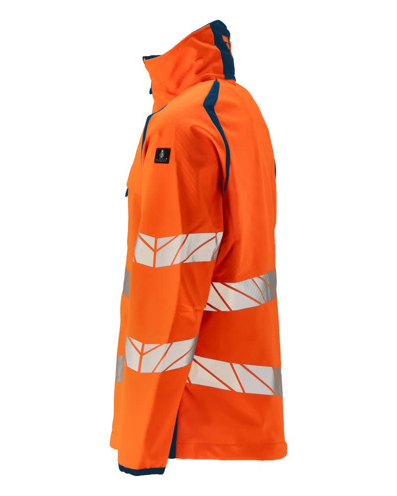Mascot Accelerate Safe Warn-Softshelljacke – orange/dunkelpetroleum