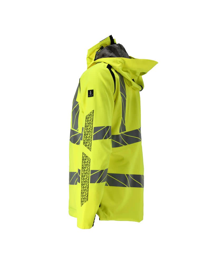 Mascot Damen Accelerate Safe Warnschutz Regenjacke – gelb/schwarz
