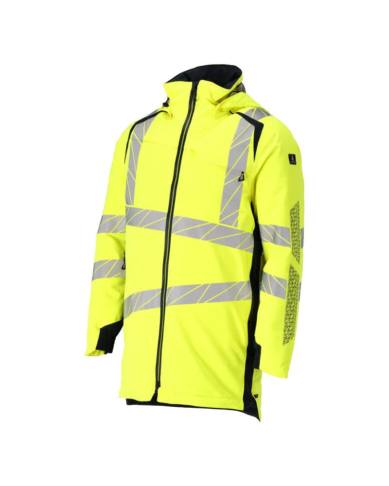 Mascot Accelerate Safe Warnschutz Winter-Parka – gelb/schwarzblau