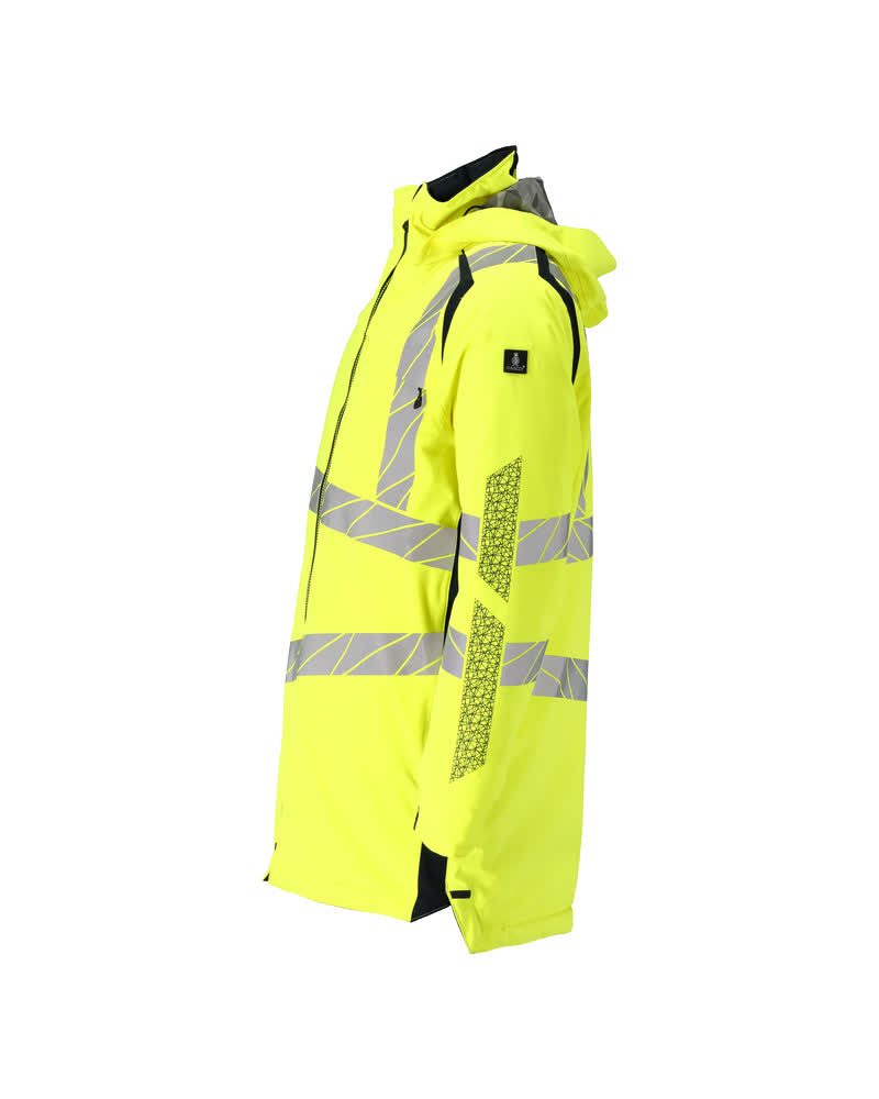 Mascot Accelerate Safe Warnschutz Winter-Parka – gelb/schwarzblau
