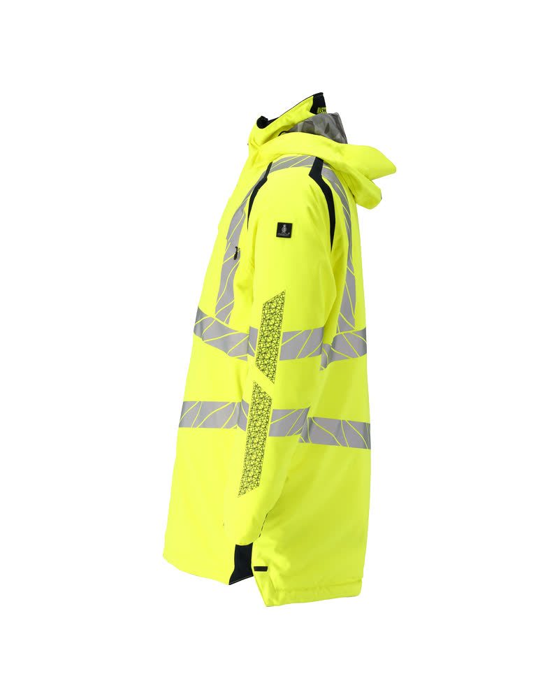 Mascot Accelerate Safe Warnschutz Winter-Parka – gelb/schwarzblau
