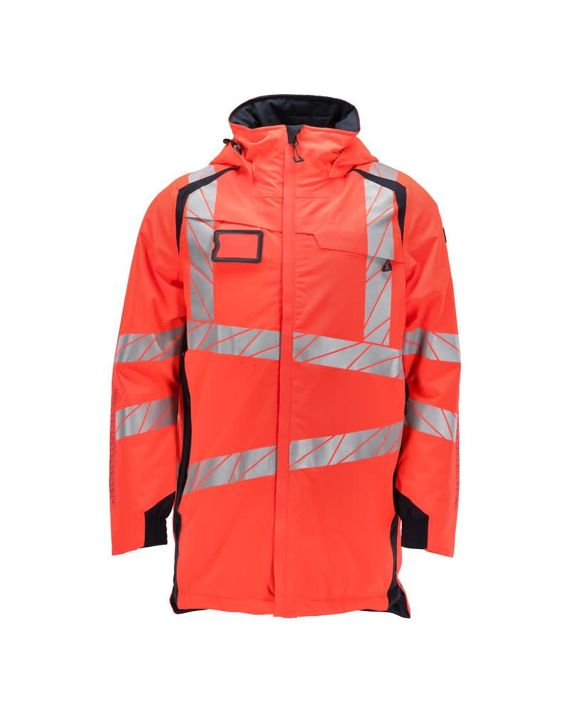 Mascot Accelerate Safe Warnschutz Winter-Parka – rot/schwarzblau