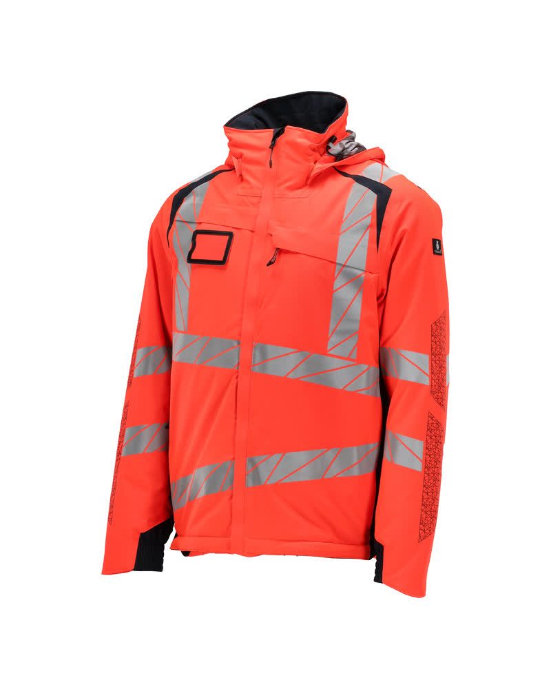Mascot Accelerate Safe Warnschutz Winterjacke – rot/schwarzblau