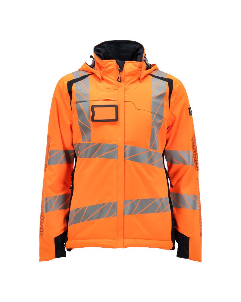 Mascot Damen Accelerate Safe Masco Warnschutz Winterjacke – orange/schwarzblau