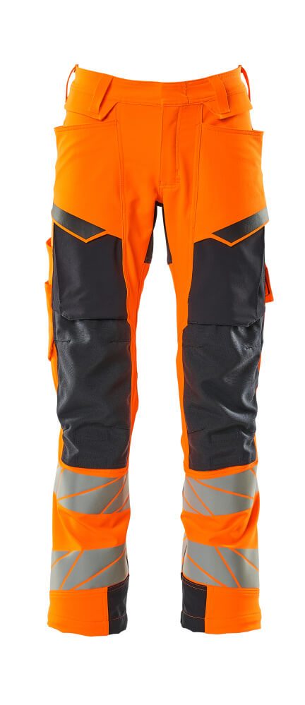Mascot Kl.2 Accelerate Safe Warn Stretchbundhose 19079-511 – orange/schwarzblau