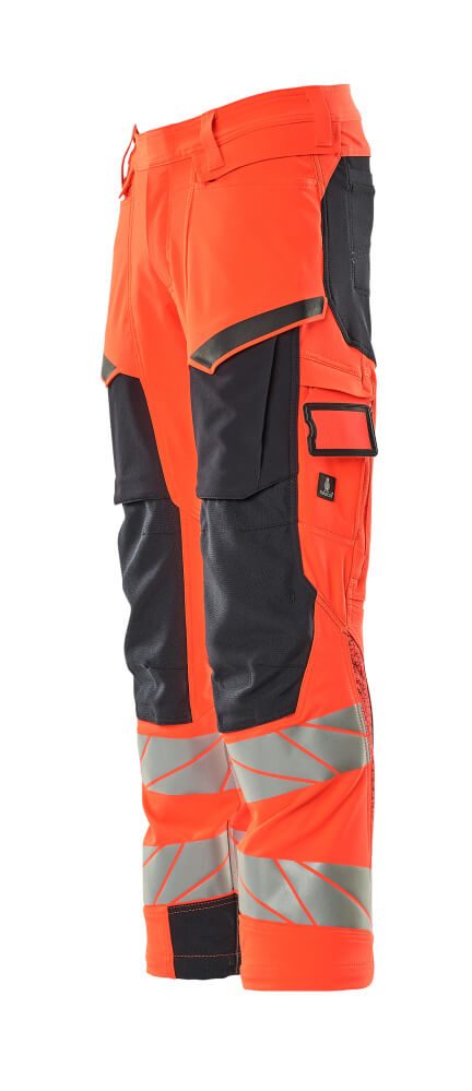 Mascot Kl.2 Accelerate Safe Warn Stretchbundhose 19079-511 – rot/schwarzblau