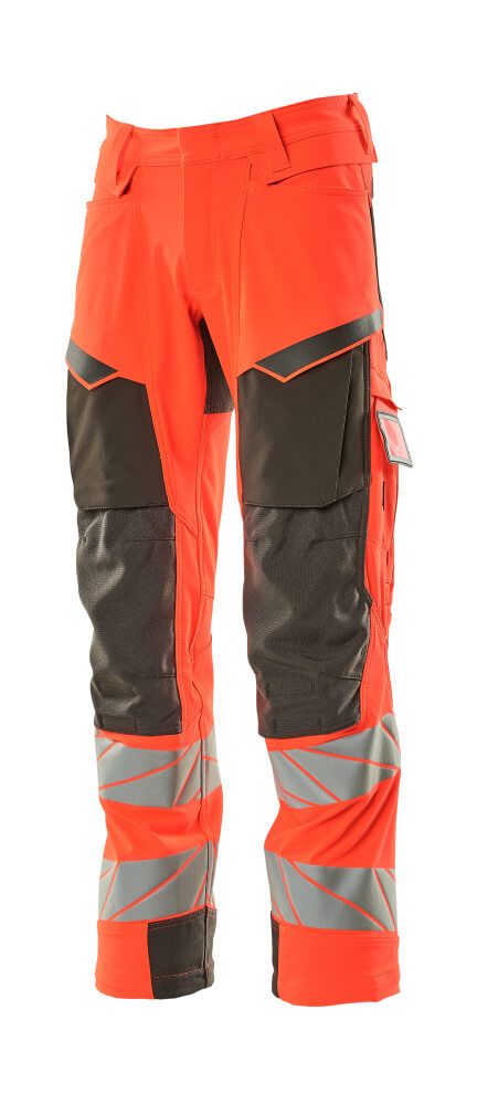 Mascot Kl.2 Accelerate Safe Warn Stretchbundhose 19079-511 – rot/dunkelanthrazit
