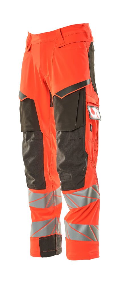 Mascot Kl.2 Accelerate Safe Warn Stretchbundhose 19079-511 – rot/dunkelanthrazit