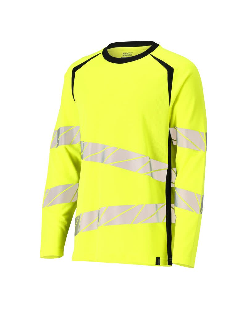 Mascot Accelerate Safe Warnschutz Langarmshirt – gelb/schwarz