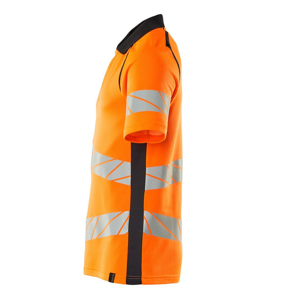 Mascot Accelerate Safe Warnschutz Polo-Shirt – orange/schwarzblau