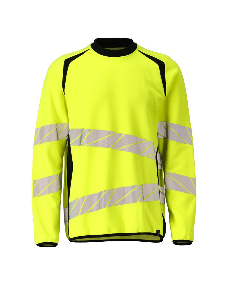 Mascot Accelerate Safe Warnschutz Sweatshirt – gelb/schwarz