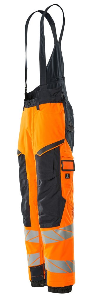 Mascot Accelerate Safe Warnschutz Winterhose – orange/schwarzblau