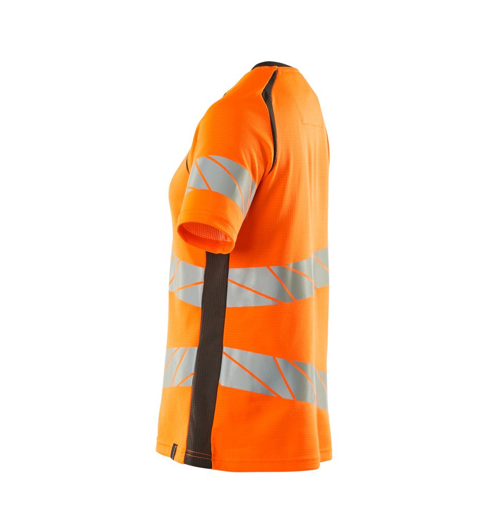 Mascot Damen Accelerate Safe Warnschutz T-Shirt – orange/dunkelanthrazit