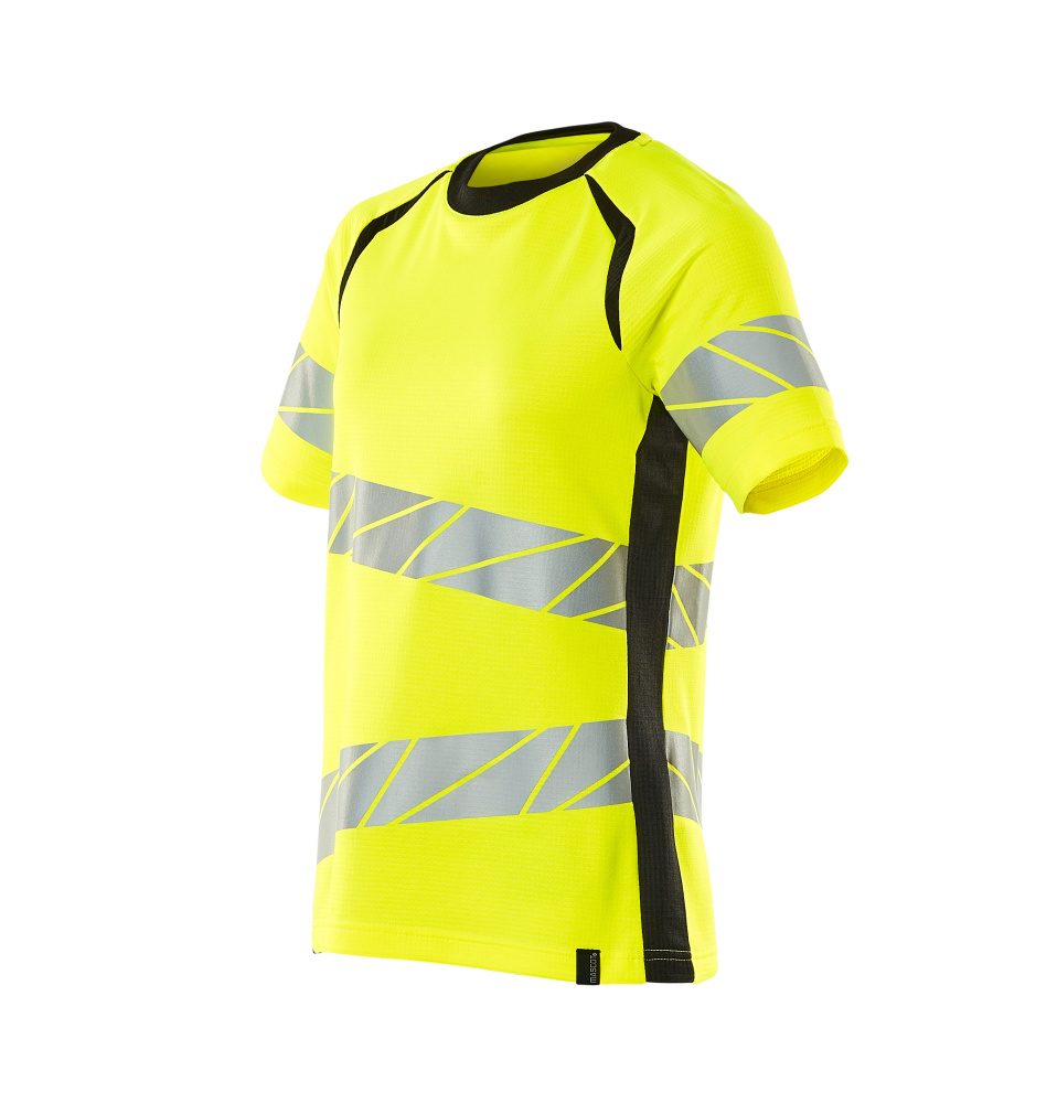 Mascot Damen Accelerate Safe Warnschutz T-Shirt – gelb/schwarz