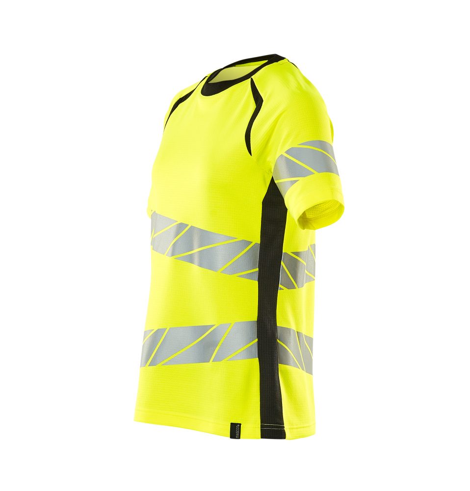 Mascot Damen Accelerate Safe Warnschutz T-Shirt – gelb/schwarz