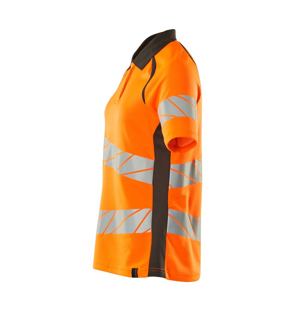 Mascot Damen Accelerate Safe Warnschutz Polo-Shirt – orange/dunkelanthrazit