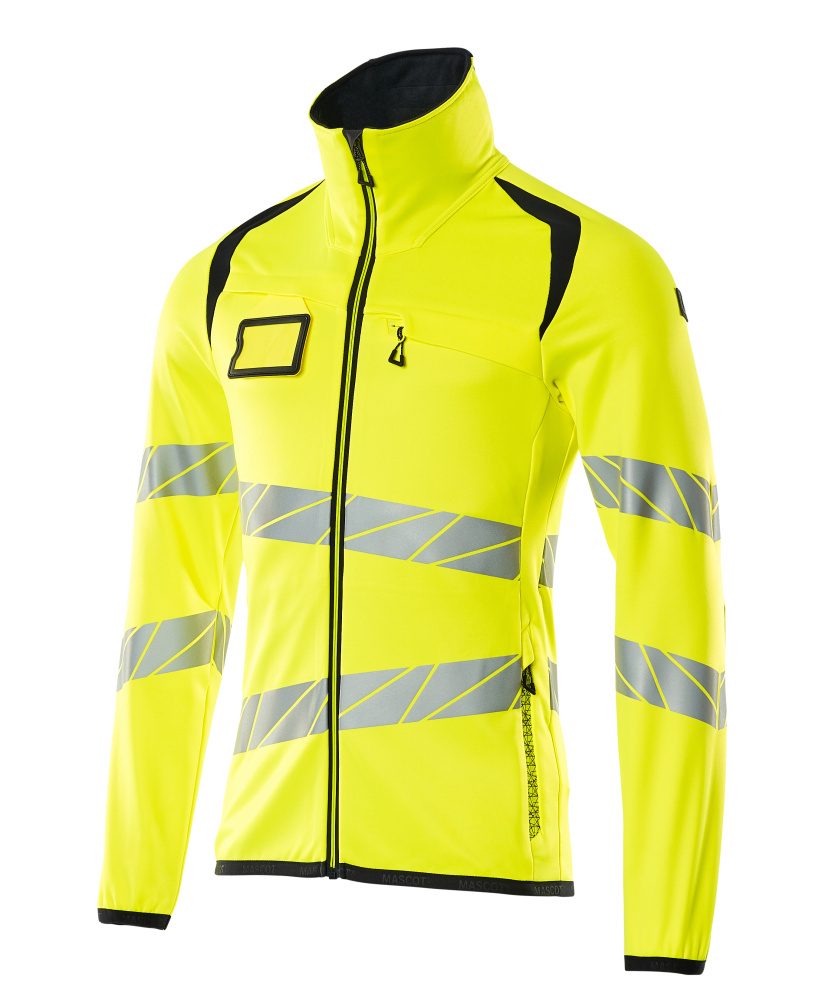 Mascot Accelerate Safe Warnschutz Fleecejacke – gelb/schwarzblau