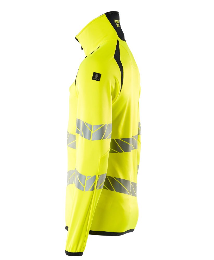 Mascot Accelerate Safe Warnschutz Fleecejacke – gelb/schwarzblau