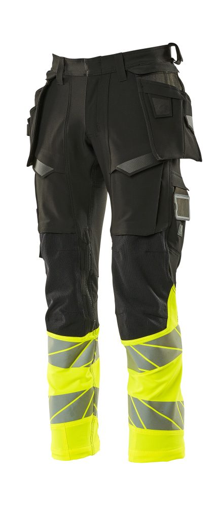 Mascot Accelerate Safe Warnschutz Bundhose Kl.1 19131-711 – schwarz/gelb