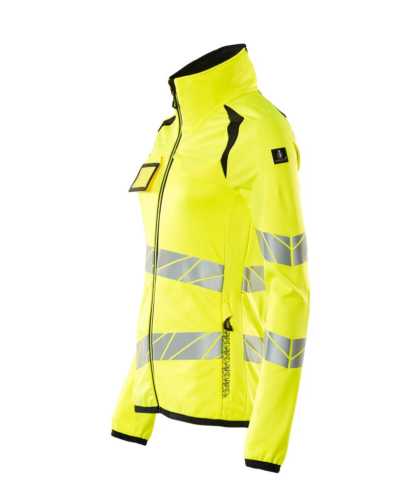 Mascot Damen Accelerate Safe Warn-Fleecejacke – gelb/schwarz